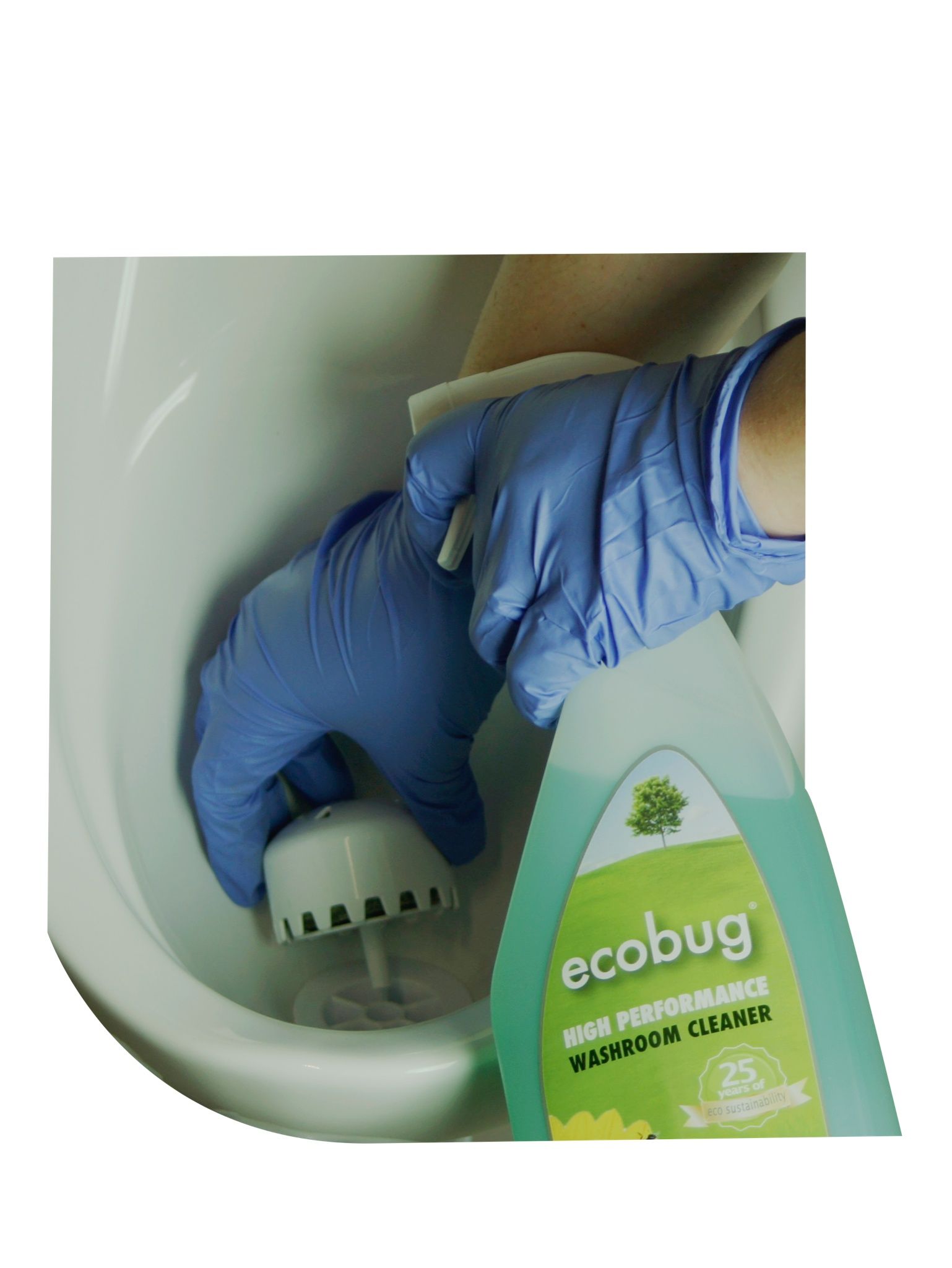 anwendung ecobug washroom cleaner